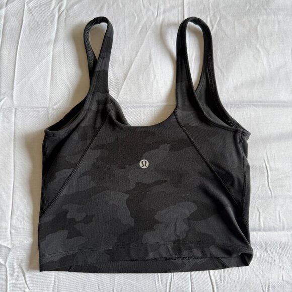 LULULEMON Womens Align Tank Top Camo Deep Coal SIZE 2 - Picture 7 of 8